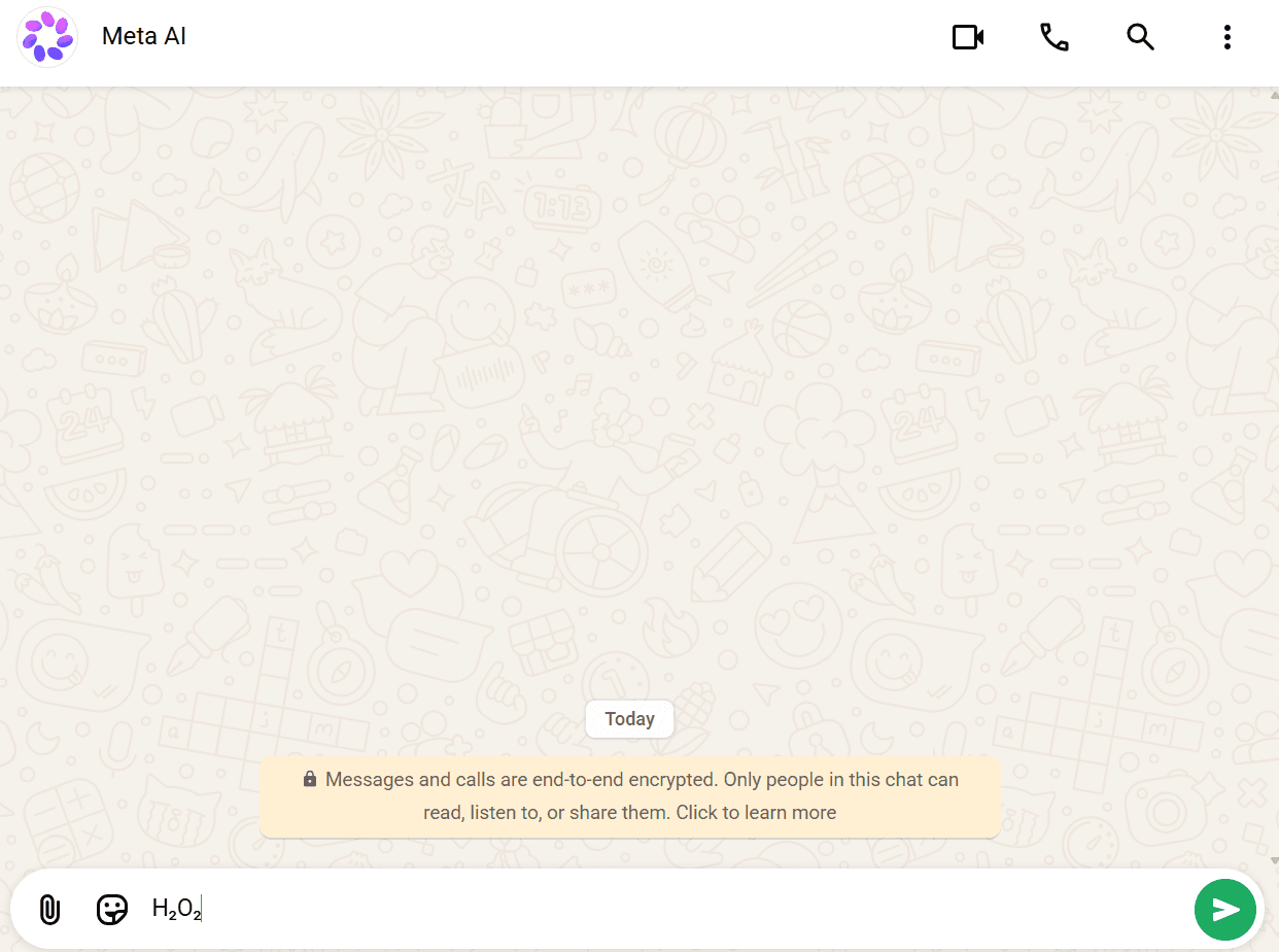 5-step process to generate and paste subscripts in WhatsApp