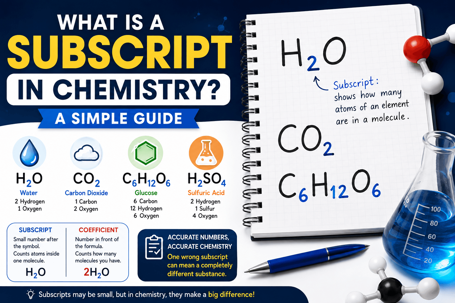 What is a Subscript in Chemistry